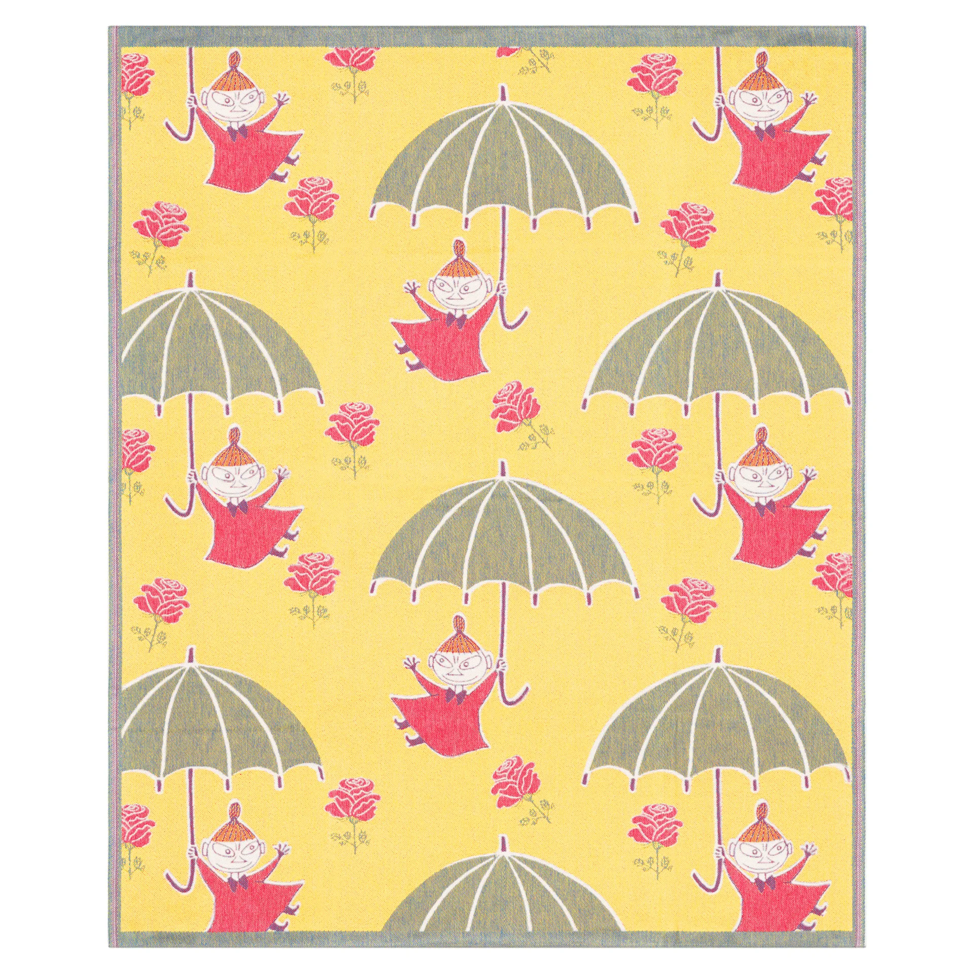 Mumin pläd 140x170 cm, Umbrella Ekelund Linneväveri
