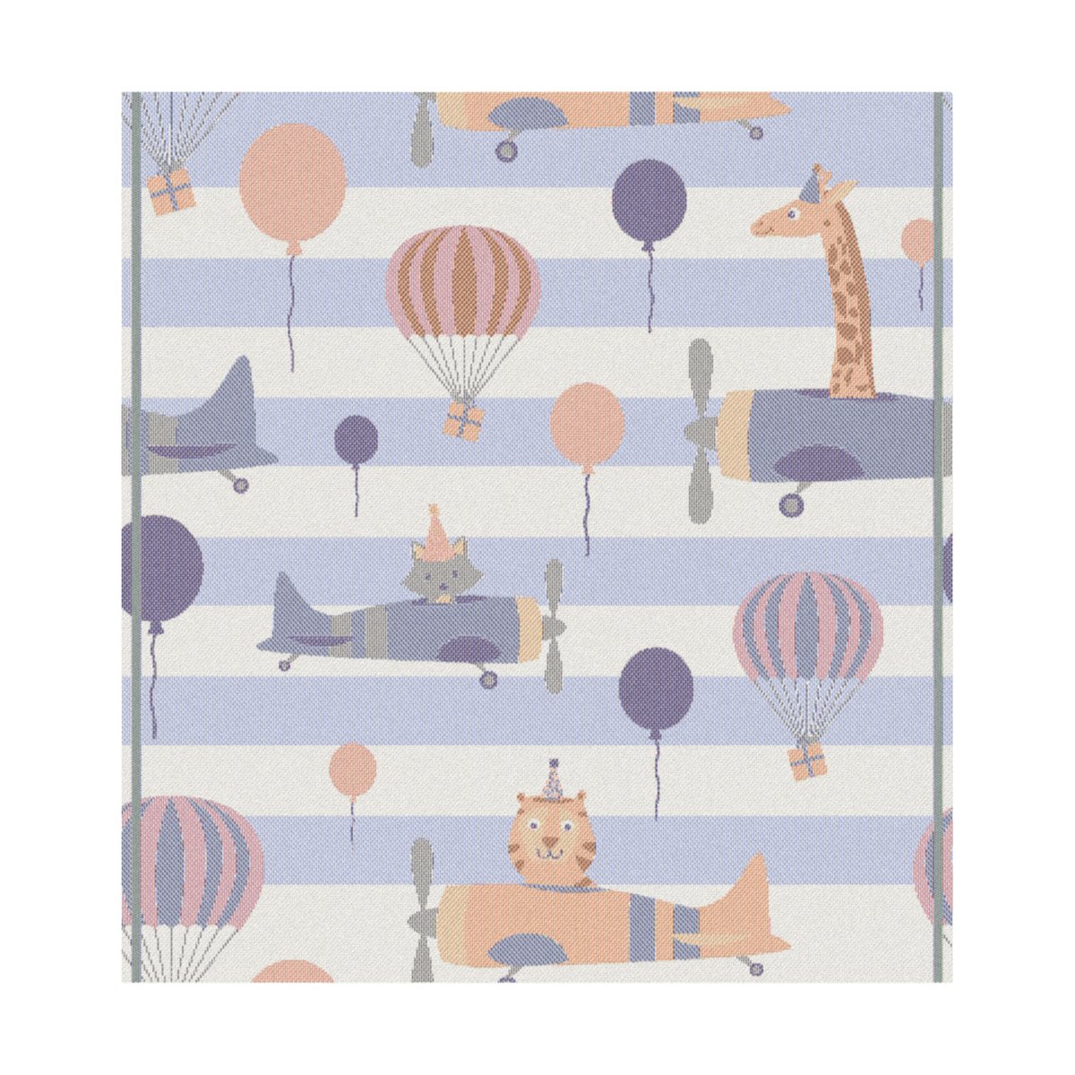 Ekelund Linneväveri New Arrival babyfilt 70x75 cm Multi