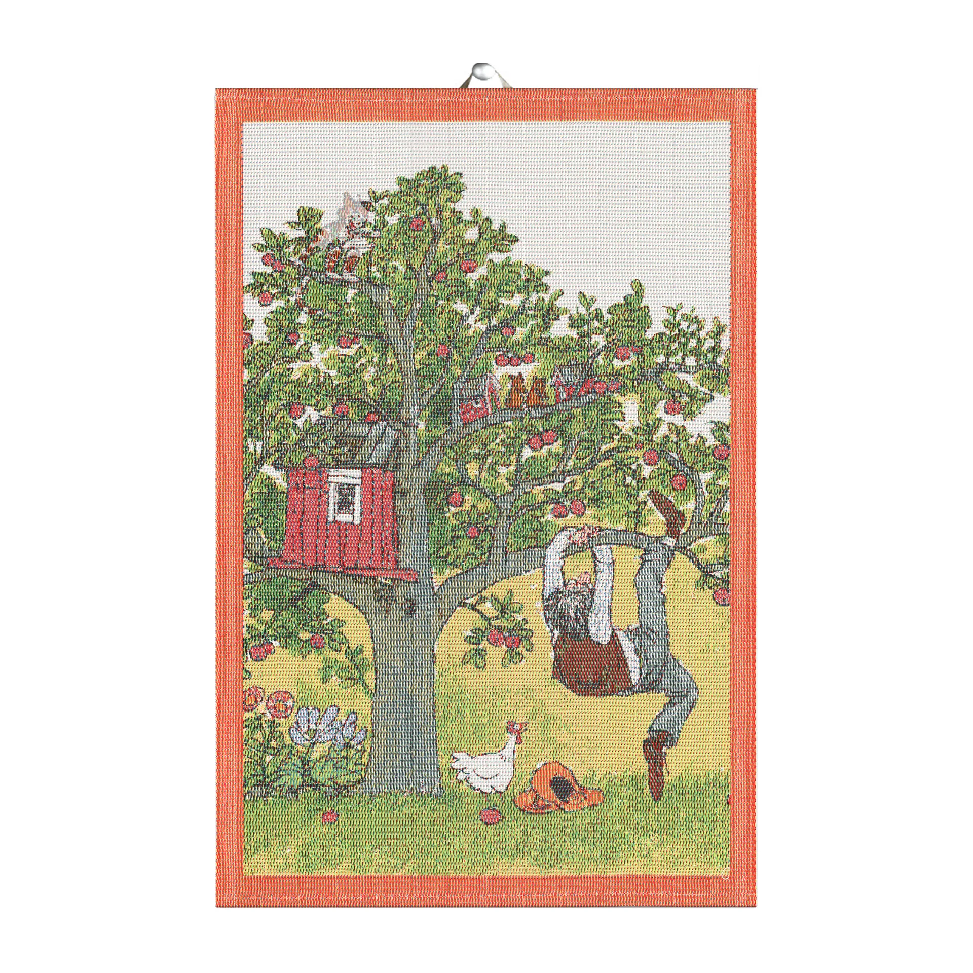 Pettson & Findus kökshandduk, Äppelträd Ekelund Linneväveri