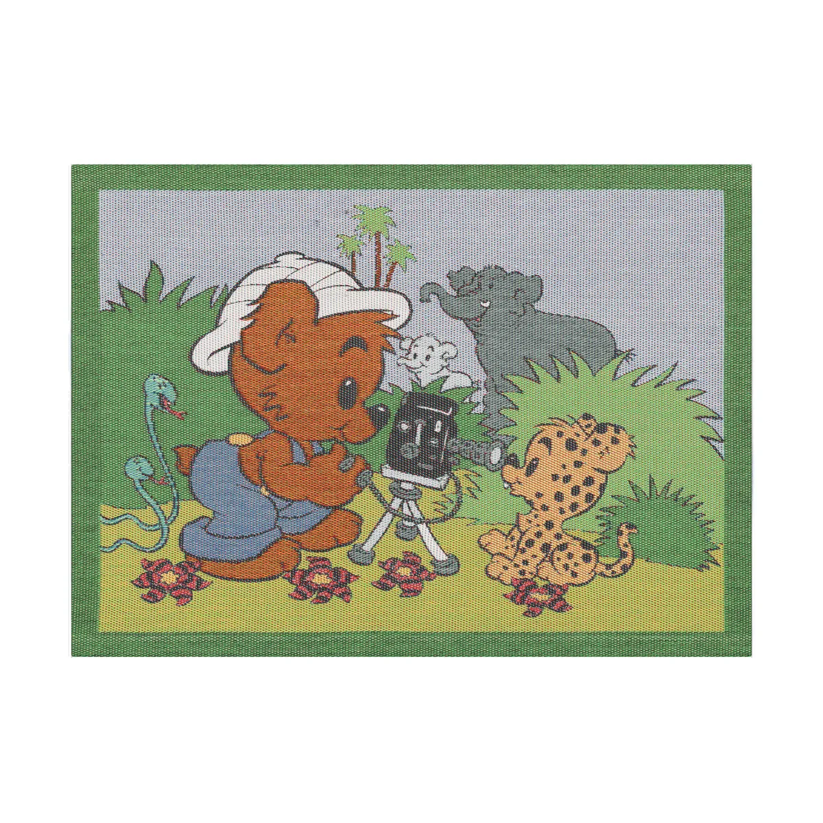 Ekelund Linneväveri Safari bordstablett 35x48 cm Multi