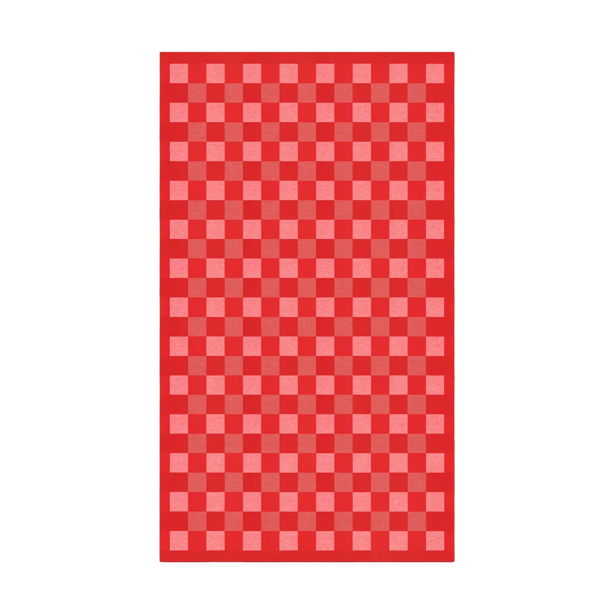 Ekelund Linneväveri Schack bordsduk röd 150x210 cm