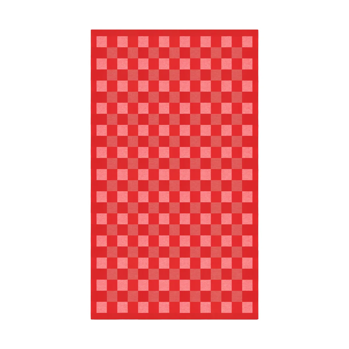 Ekelund Linneväveri Schack bordsduk röd 150x350 cm