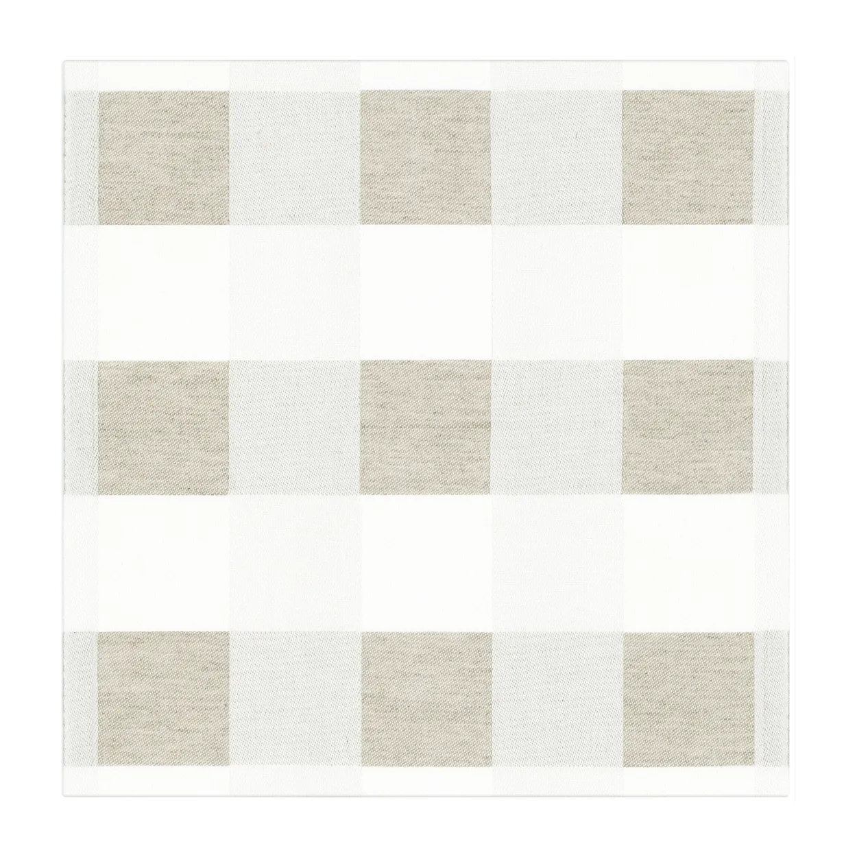 Ekelund Linneväveri Schack servett 35x35 cm | Skandinavisk Design | Tygservetter | Beige