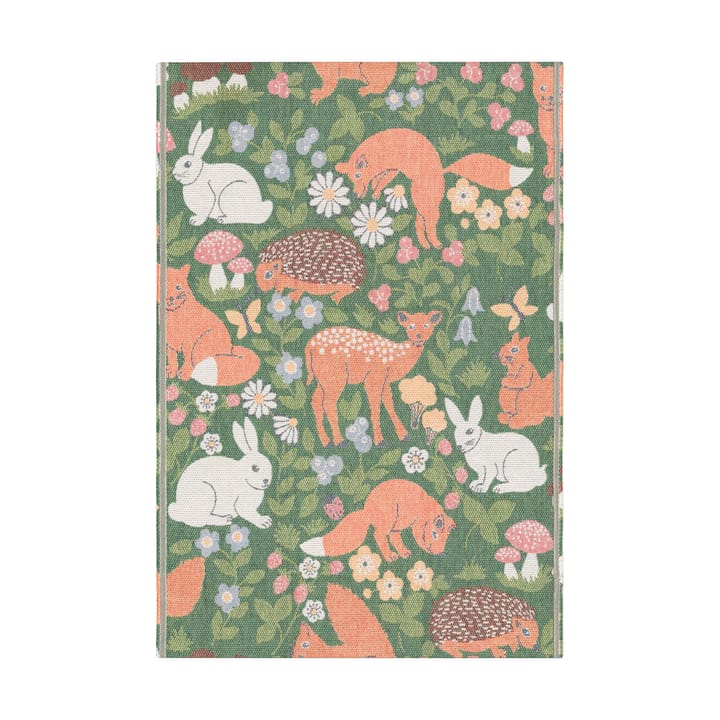 Skogslek babyfilt 72x105 cm - Multi - Ekelund Linneväveri