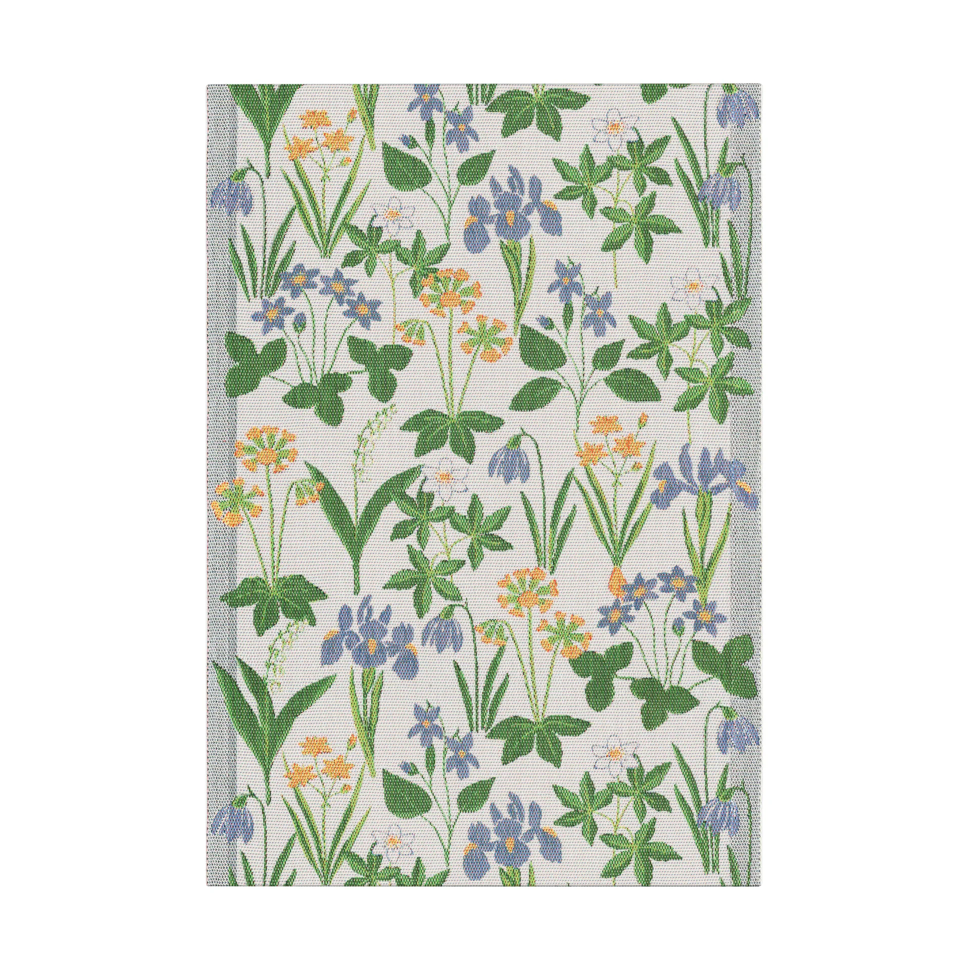 Solblå kökshandduk 35x50 cm, Multi Ekelund Linneväveri