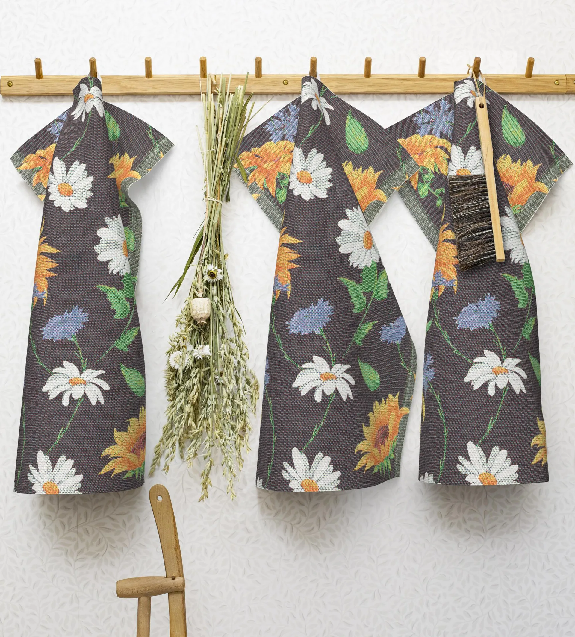 Solros kökshandduk 35x50 cm, 35x50 cm Ekelund Linneväveri