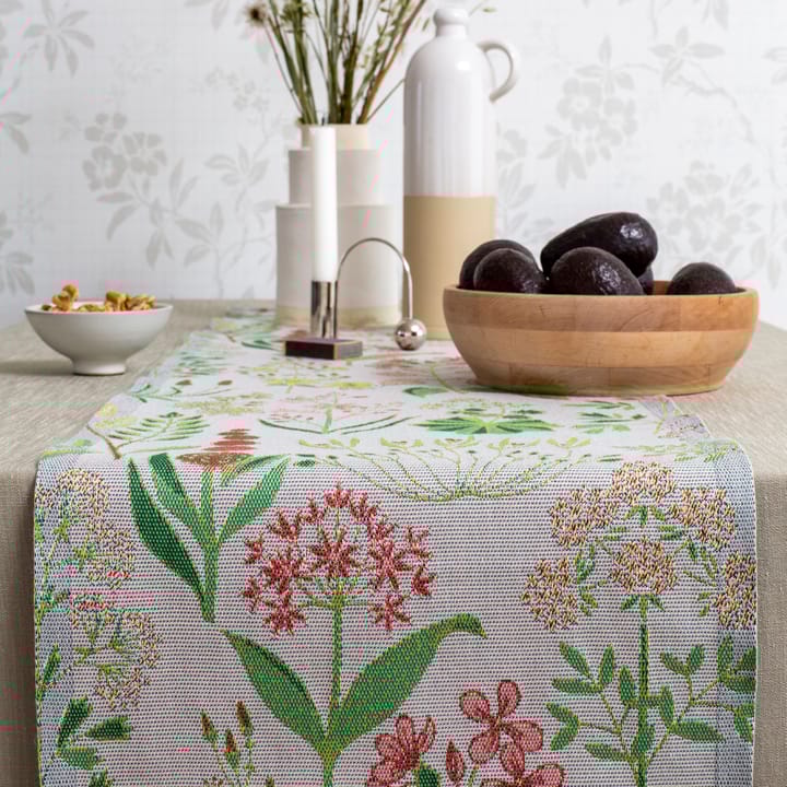 Sommar bordslöpare 35x120 cm, Täppa Ekelund Linneväveri