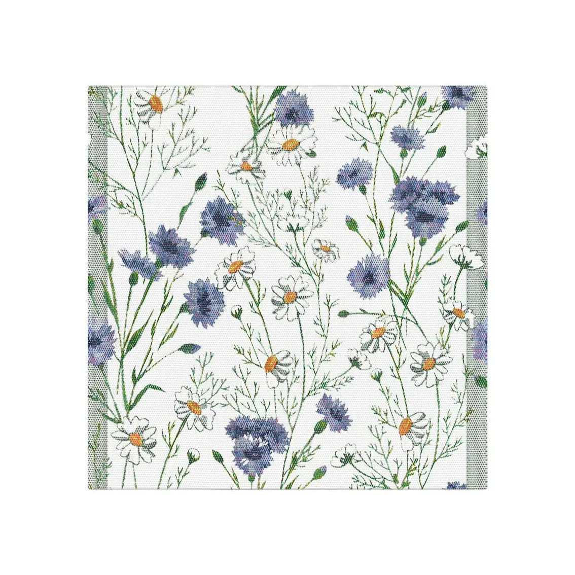 Sommar servett 35x35 cm, Blå Ekelund Linneväveri