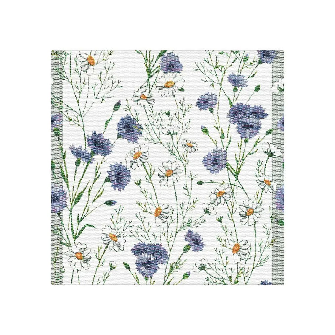 Ekelund Linneväveri Sommar servett 35x35 cm Blå
