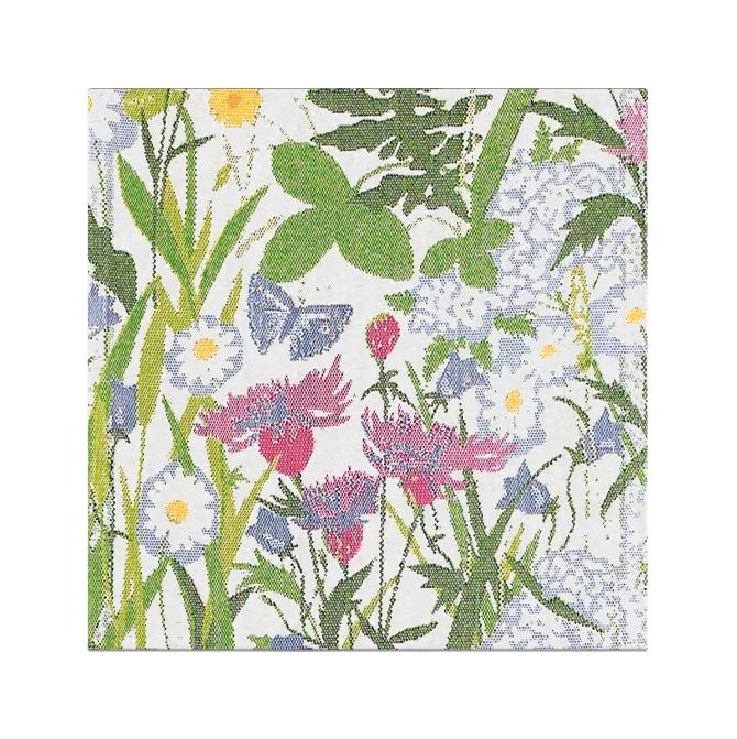 Ekelund Linneväveri Sommartid tygservett 35x35 cm Multi