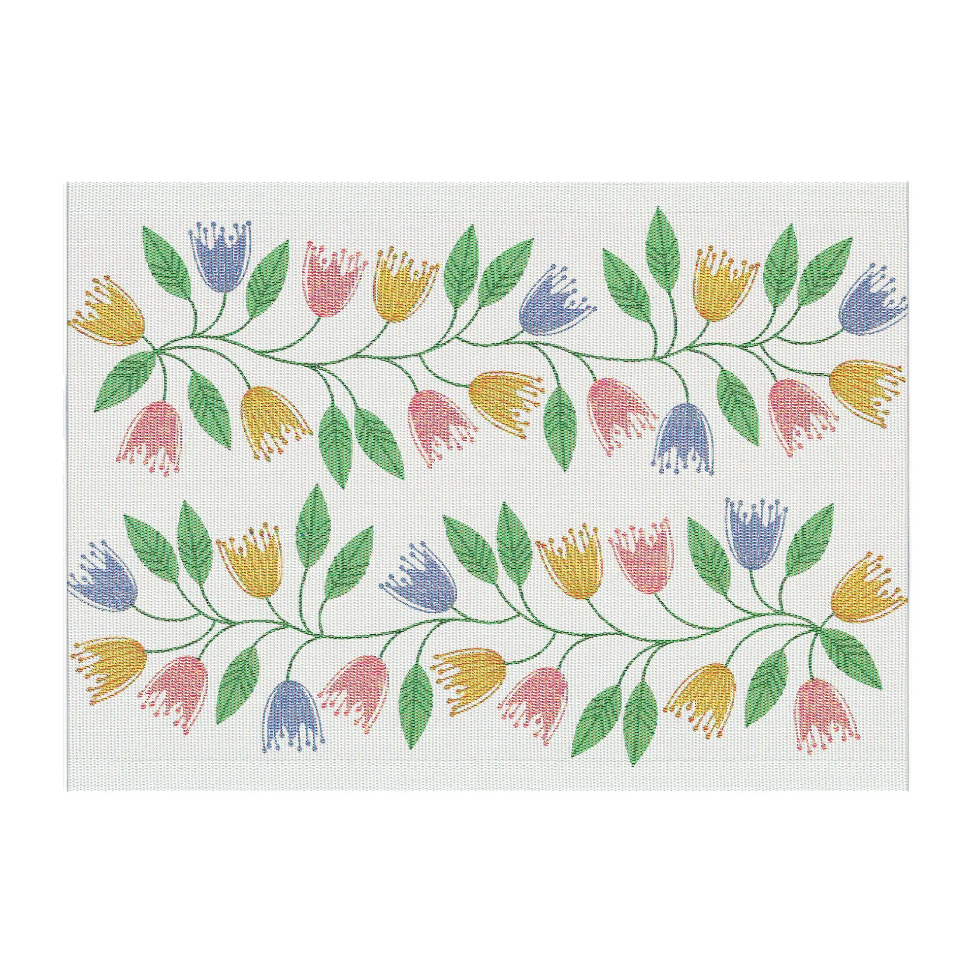 Stjärnflocka bordstablett, 35x48 cm Ekelund Linneväveri