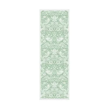 Strawberry Thief bordslöpare 50x150 cm - Grön - Ekelund Linneväveri