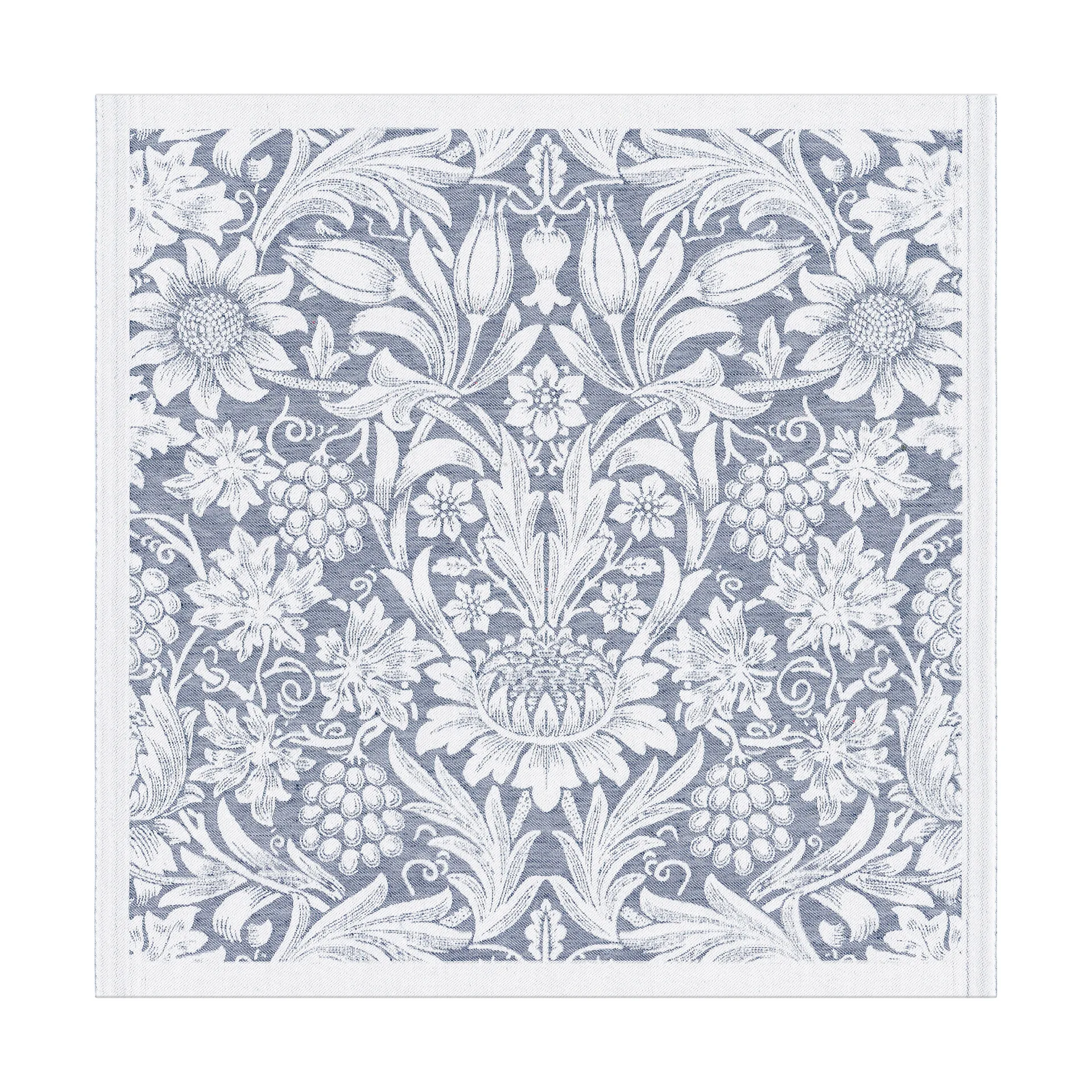 Sunflower servett 50x50 cm, Blå Ekelund Linneväveri