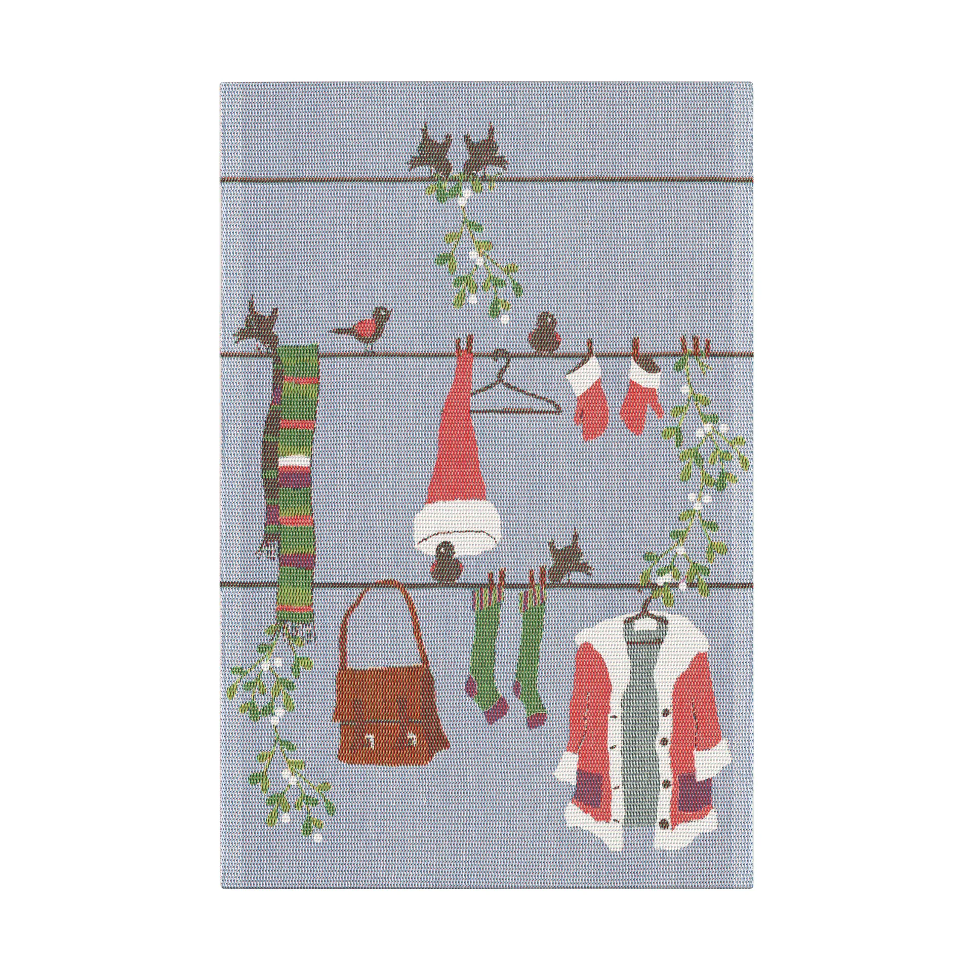 Tomtelina kökshandduk 40x60 cm, Multi Ekelund Linneväveri