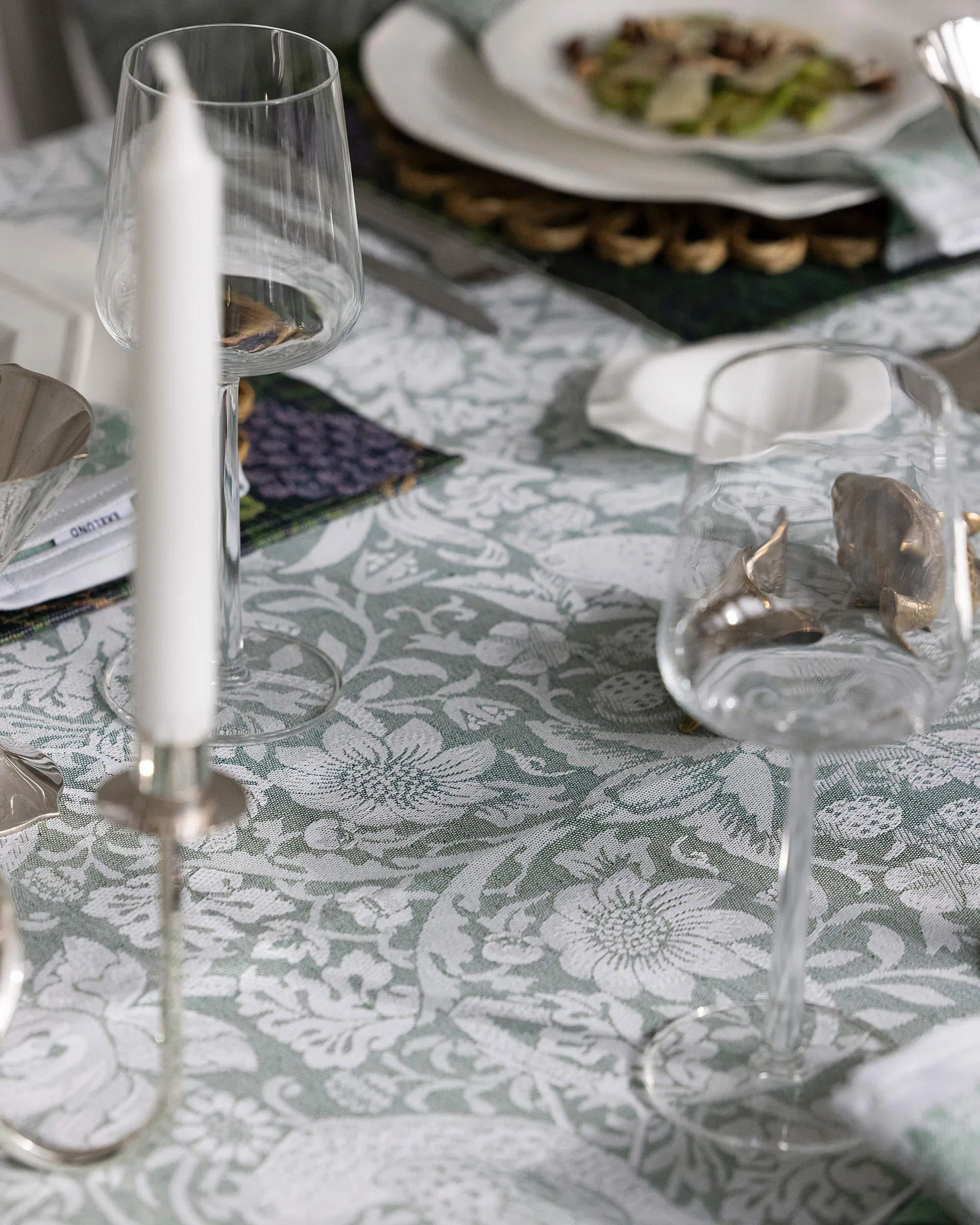 Tomtemöte bordstablett 35x48 cm, Multi Ekelund Linneväveri