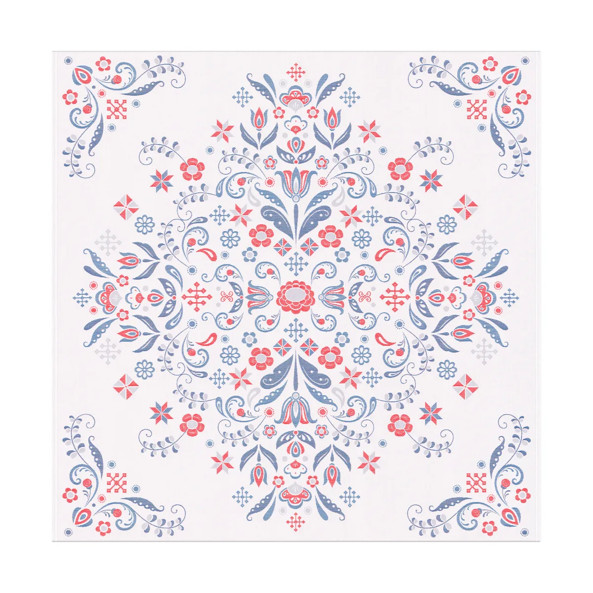 Ekelund Linneväveri Torplyckan bordsduk 145x145 cm Multi