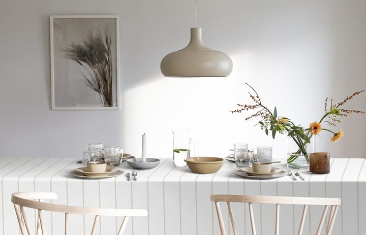 Tvärs bordsduk 150x210 cm, Oblekt Ekelund Linneväveri