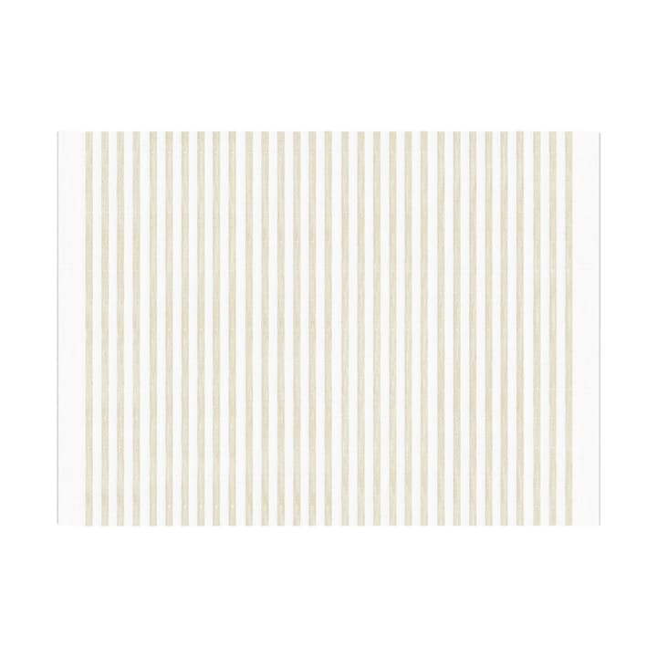 Tvärs bordstablett 35x48 cm, Oblekt Ekelund Linneväveri