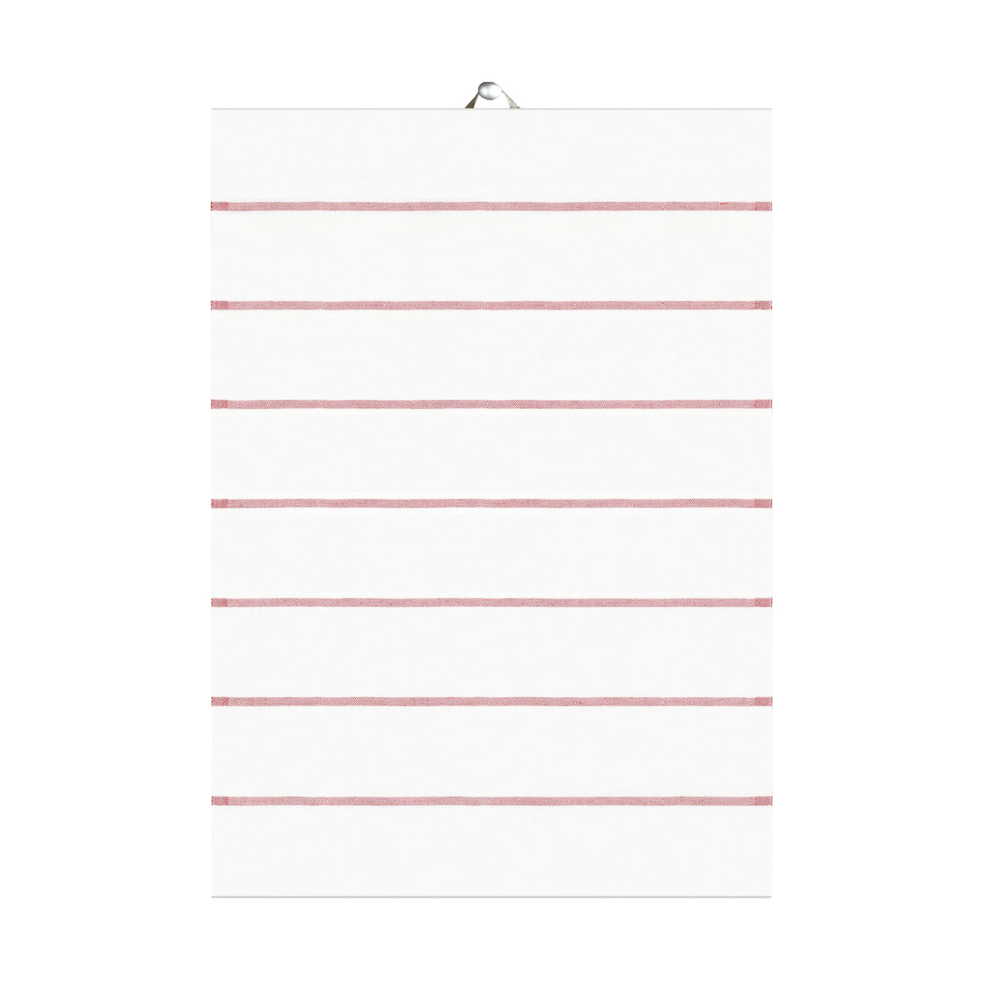 Tvärs kökshandduk röd, 50x70 cm Ekelund Linneväveri