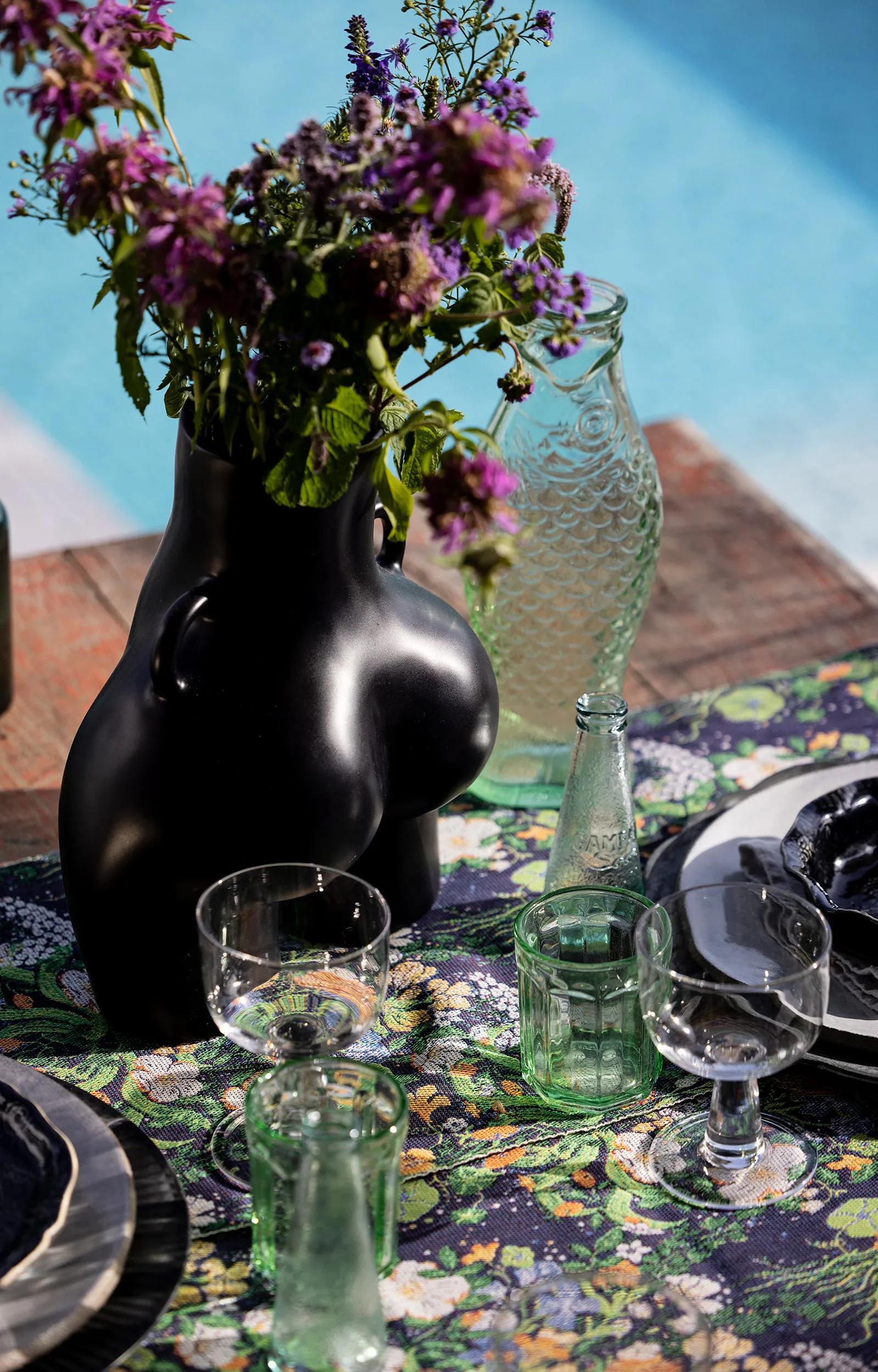 Vägrenen kökshandduk 35x50 cm, Multi Ekelund Linneväveri