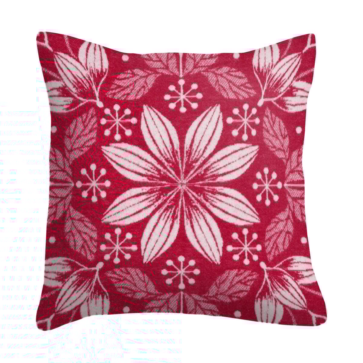 Ekelund Linneväveri Värme kuddfodral 40x40 cm Röd | Skandinavisk Design | Kuddfodral | Röd