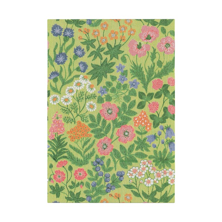 Vildblommor kökshandduk 35x50 cm - Grön - Ekelund Linneväveri