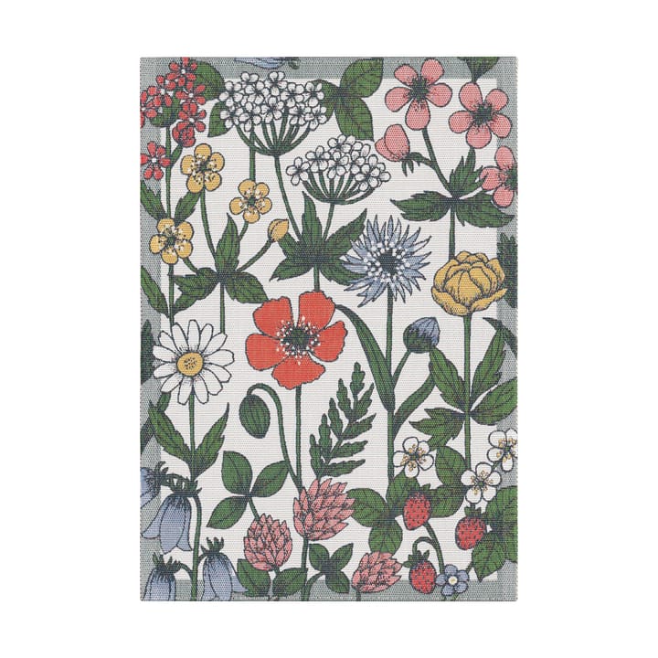 Vildblomster kökshandduk 35x50 cm - Multi - Ekelund Linneväveri