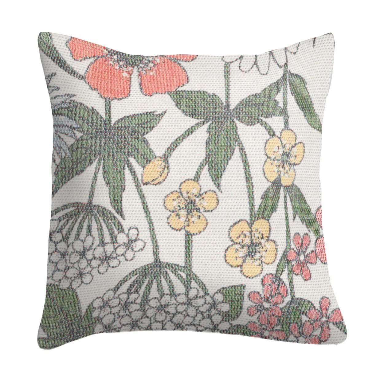 Ekelund Linneväveri Vildblomster kuddfodral 40x40 cm Multi