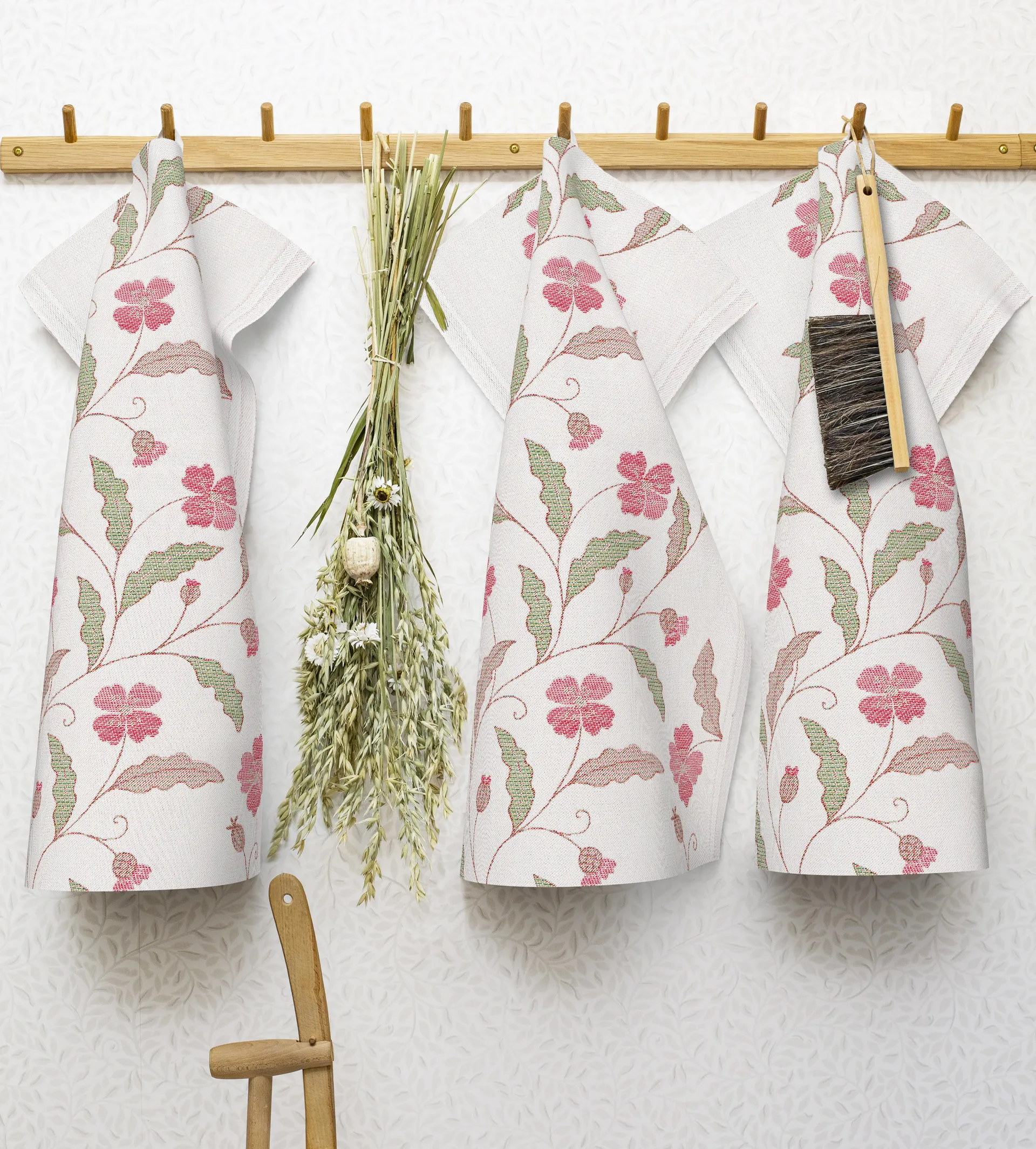 Vindvallmo kökshandduk, 35x50 cm Ekelund Linneväveri