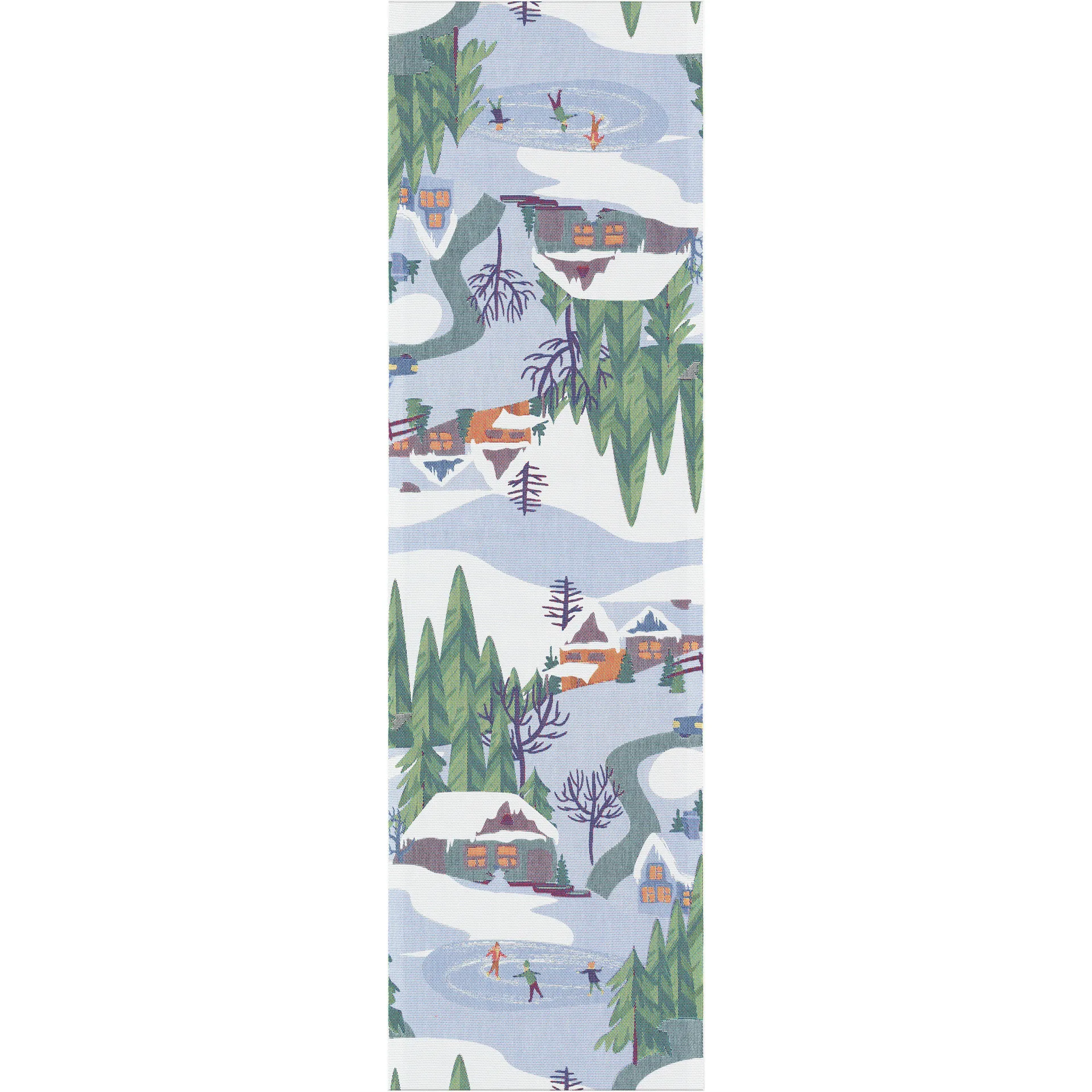 Vinterliv bordslöpare 35x120 cm, Multi Ekelund Linneväveri