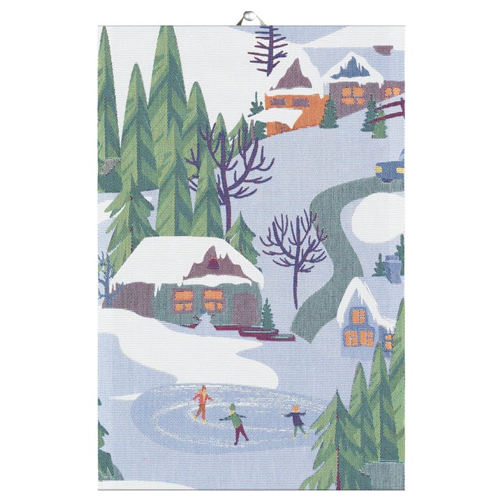 Vinterliv kökshandduk 40x60 cm, Multi Ekelund Linneväveri