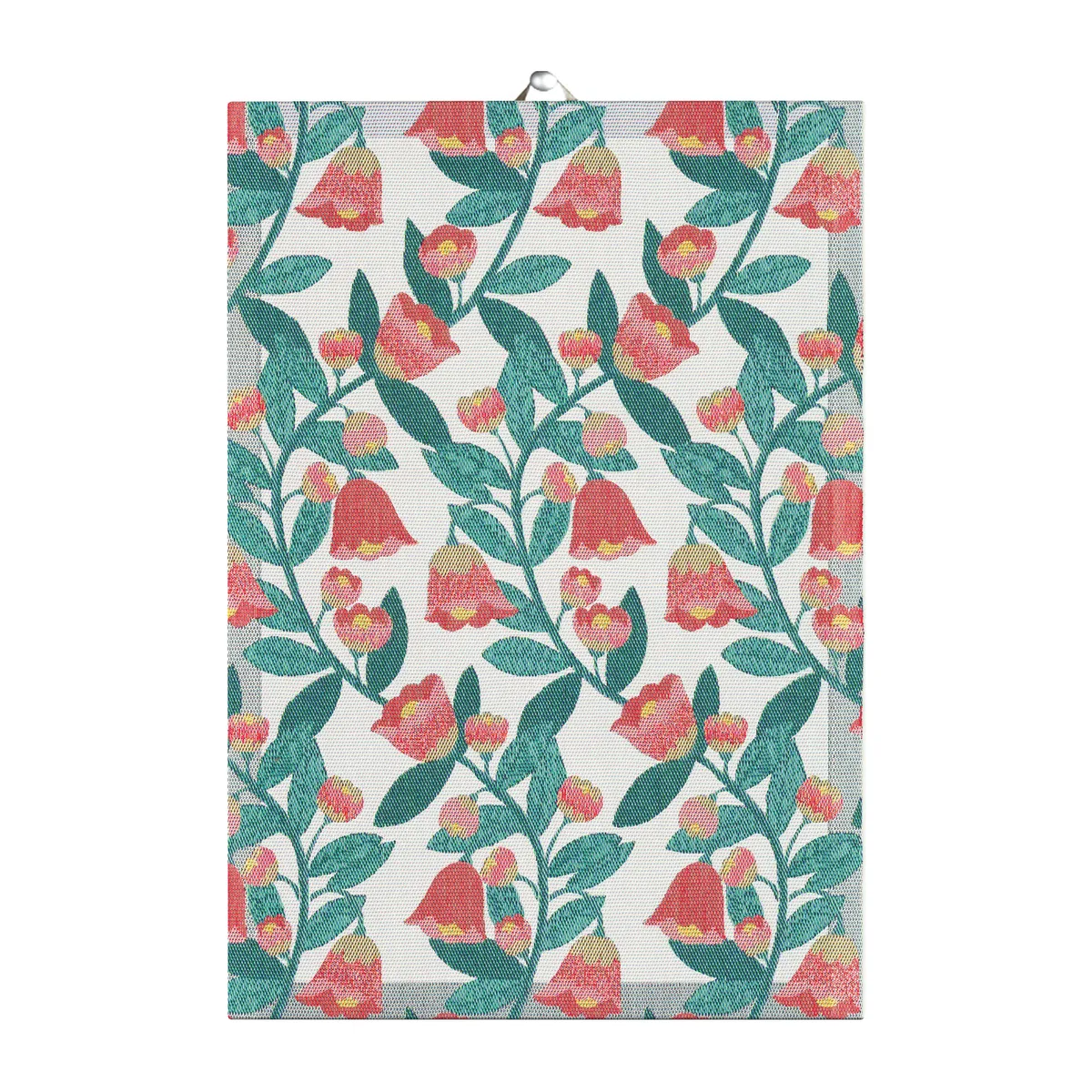 Ekelund Linneväveri Waveflower kökshandduk 35x50 cm