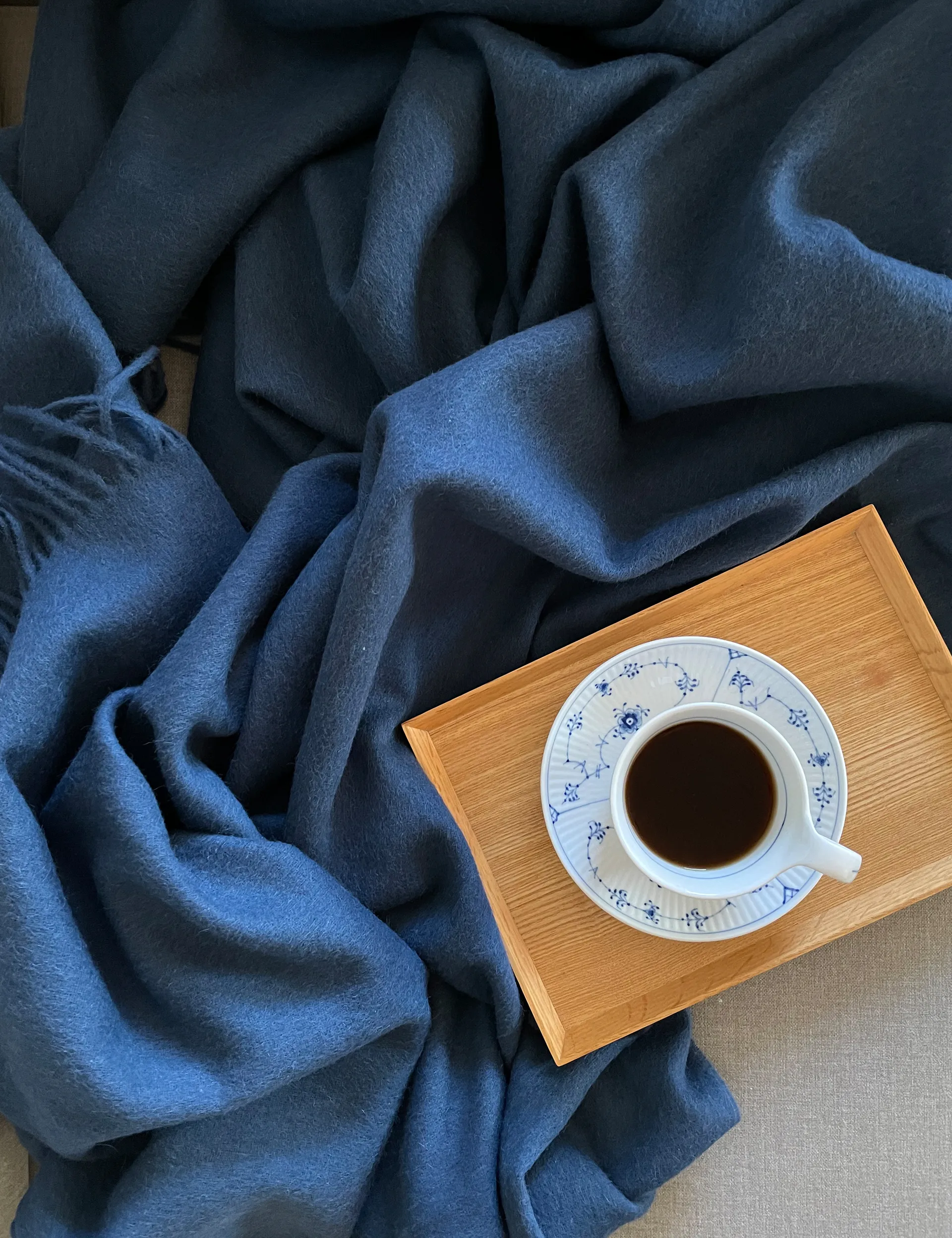 Elvang Classic pläd, Mirage blue Elvang Denmark
