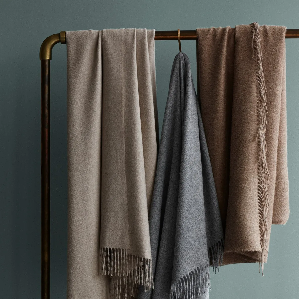 Elvang Luxury pläd, Ljusgrå Elvang Denmark