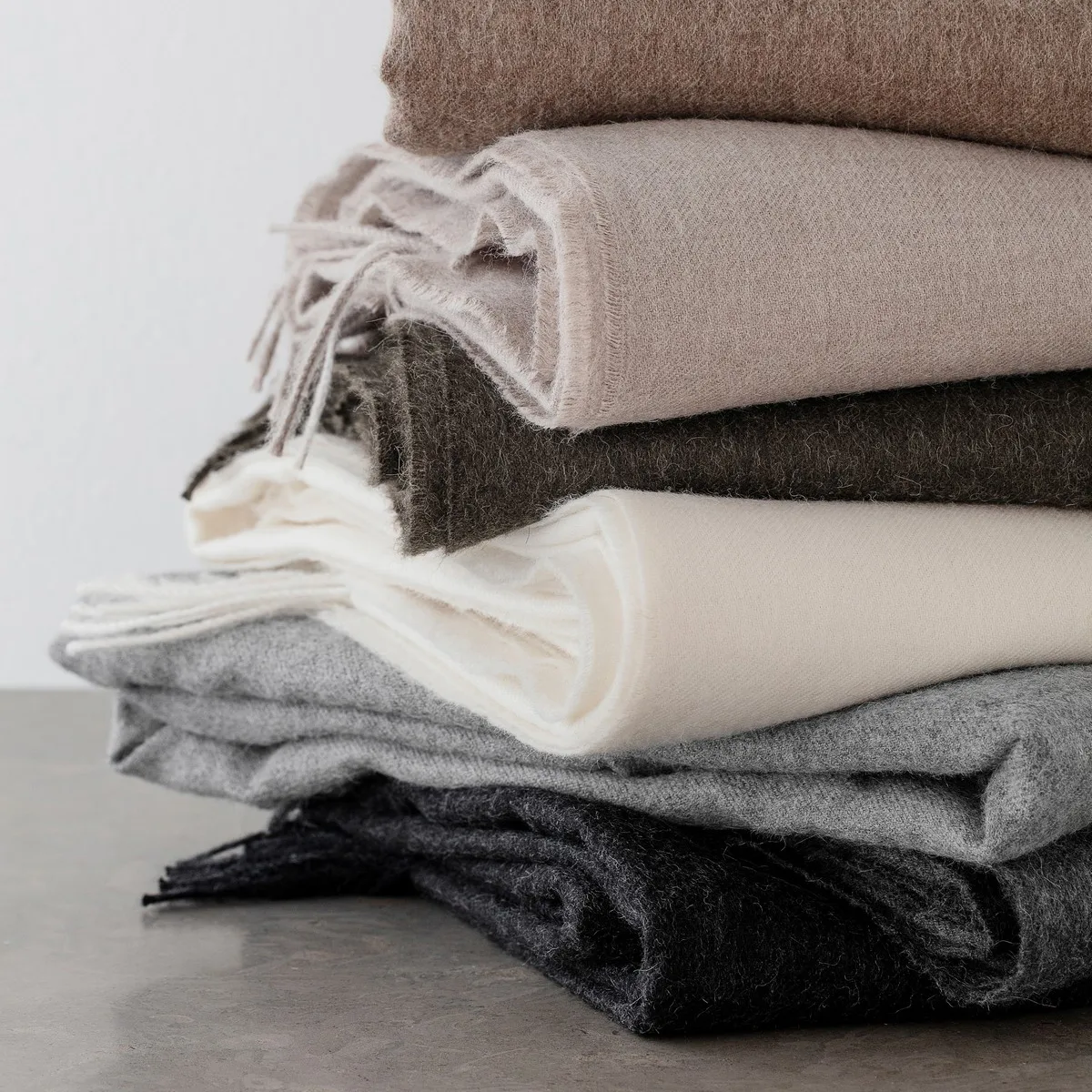 Elvang Luxury pläd, off-white Elvang Denmark