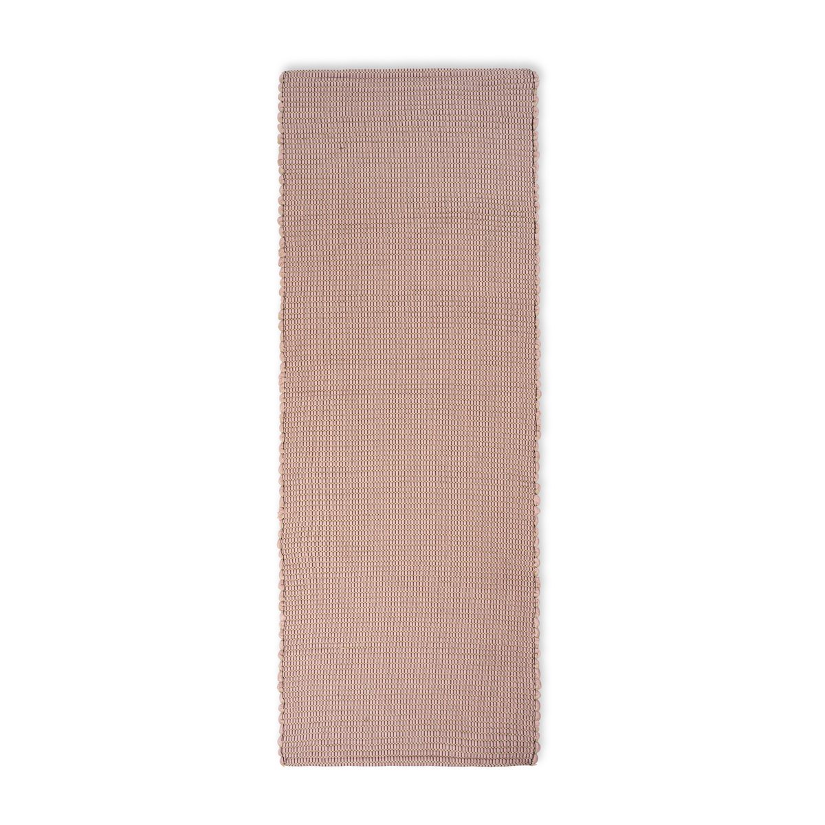 Elvang Denmark Hazelnut matta 60x180 cm Light rose | Skandinavisk Design | Bomulls- & Trasmattor | Rosa