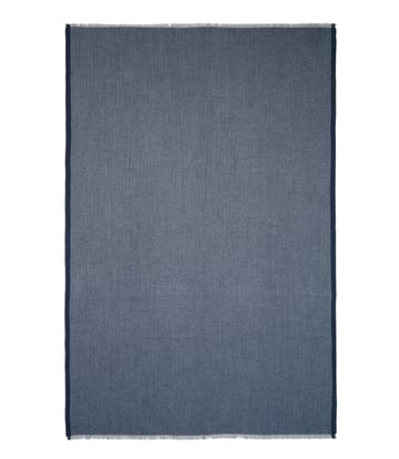 Herringbone pläd 130x190 cm - Dark blue-grey - Elvang Denmark
