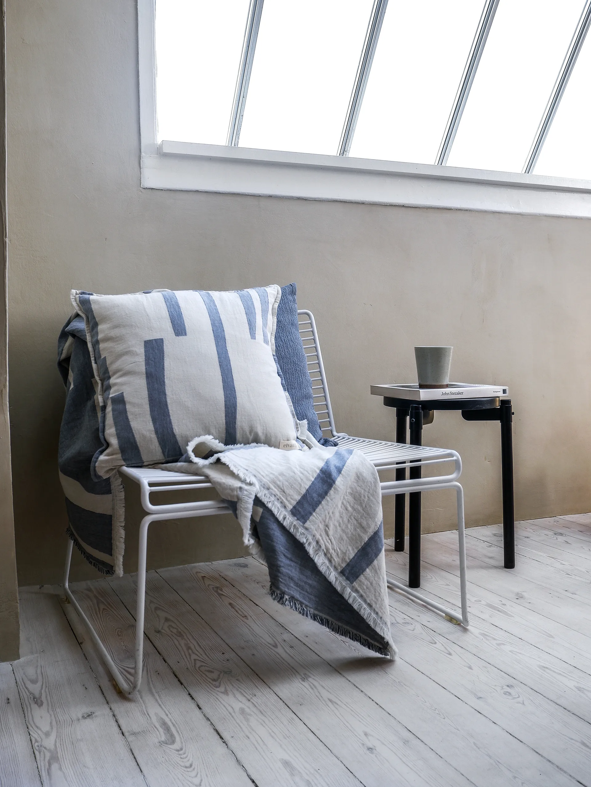 Lyme Grass kuddfodral 50x50 cm, Blue Elvang Denmark