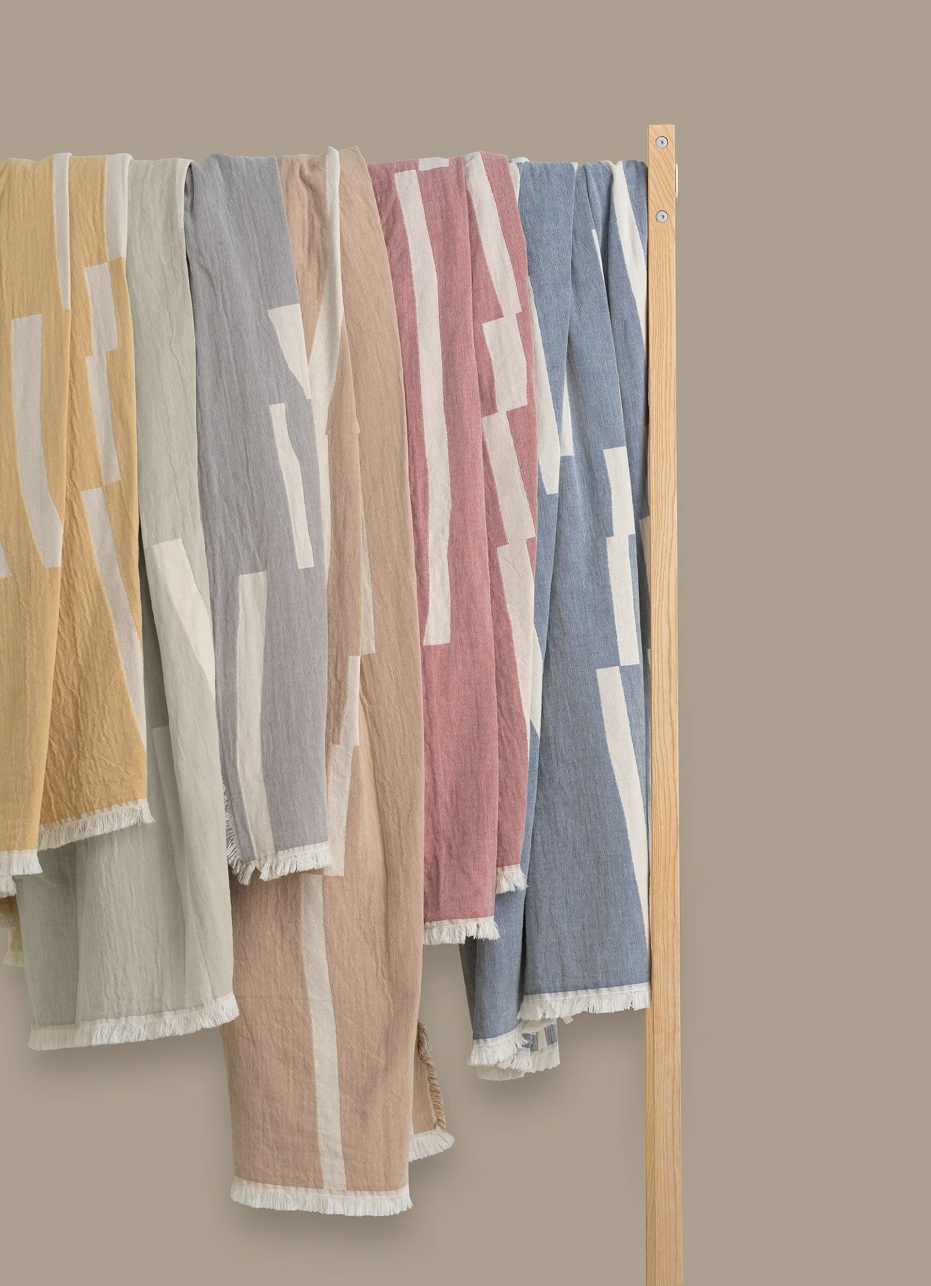 Lyme Grass pläd 130x180 cm, Grey Elvang Denmark