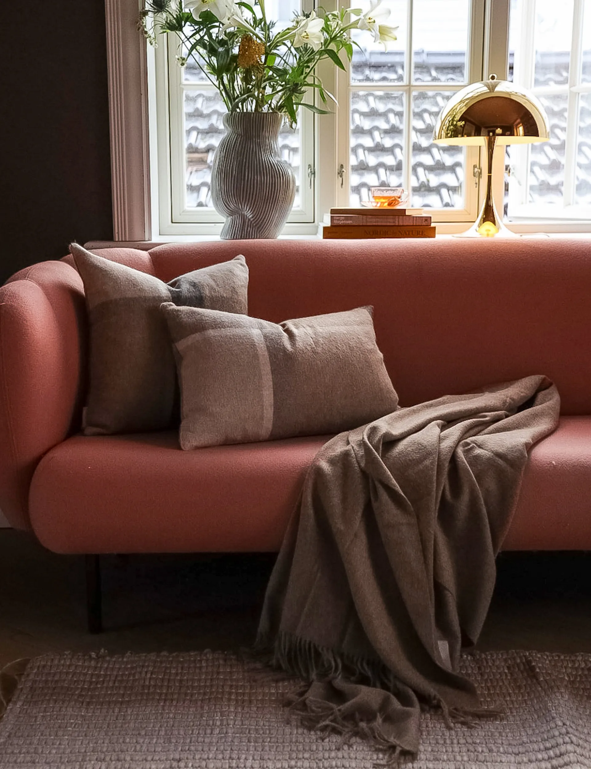 Manhattan kuddfodral 50x50 cm, Beige Elvang Denmark