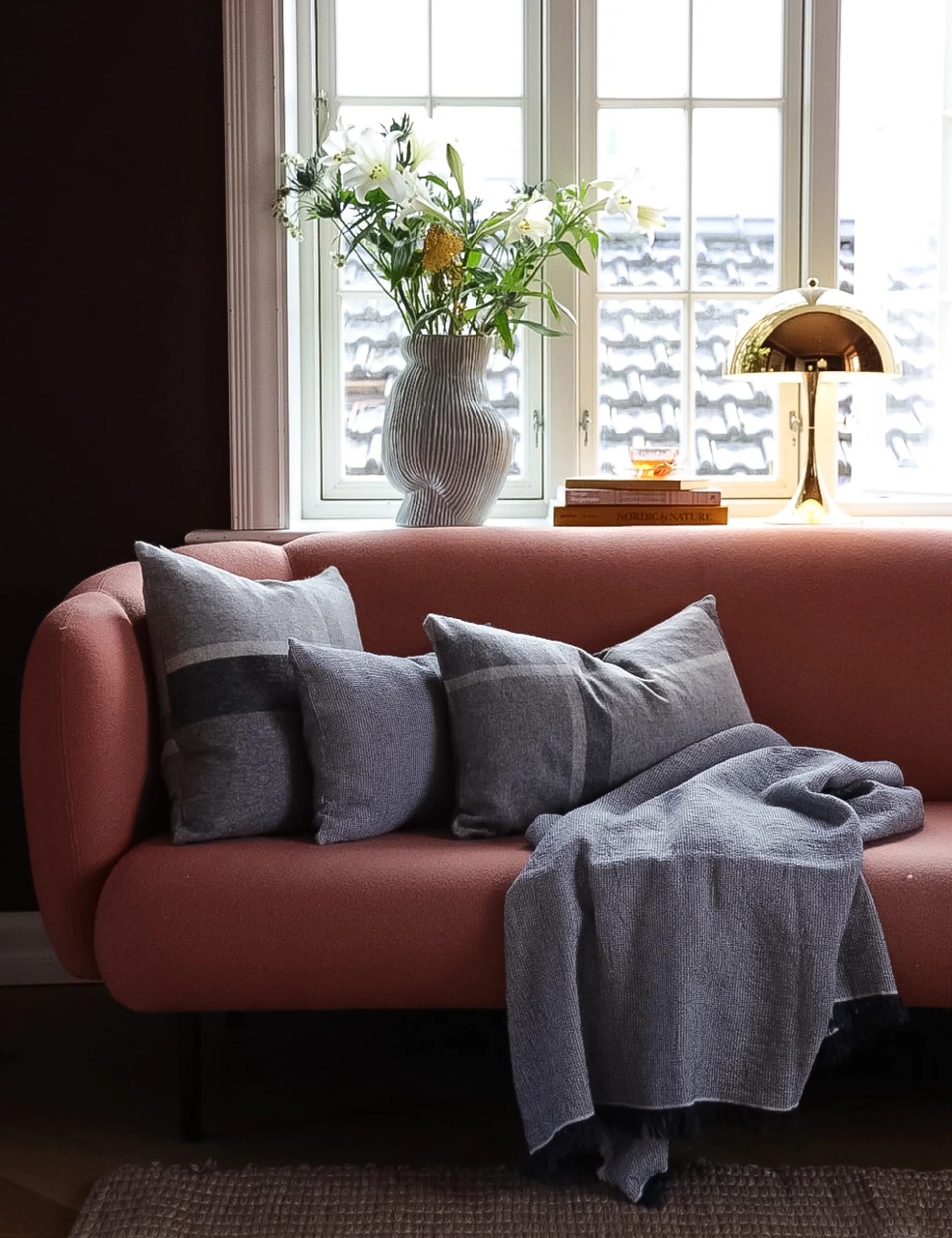 Manhattan kuddfodral 50x50 cm, Grey Elvang Denmark