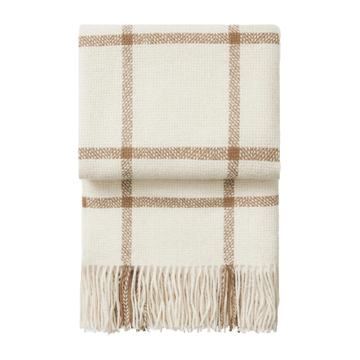 Elvang Denmark Tartan pläd 130x190 cm Ivory