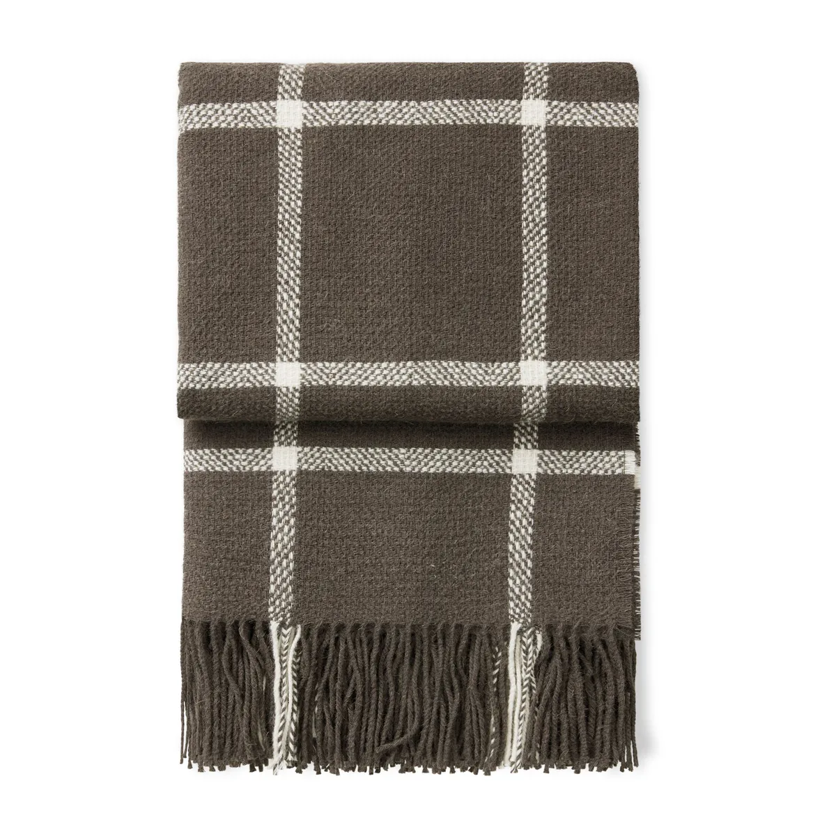 Elvang Denmark Tartan pläd 130x190 cm Mocca