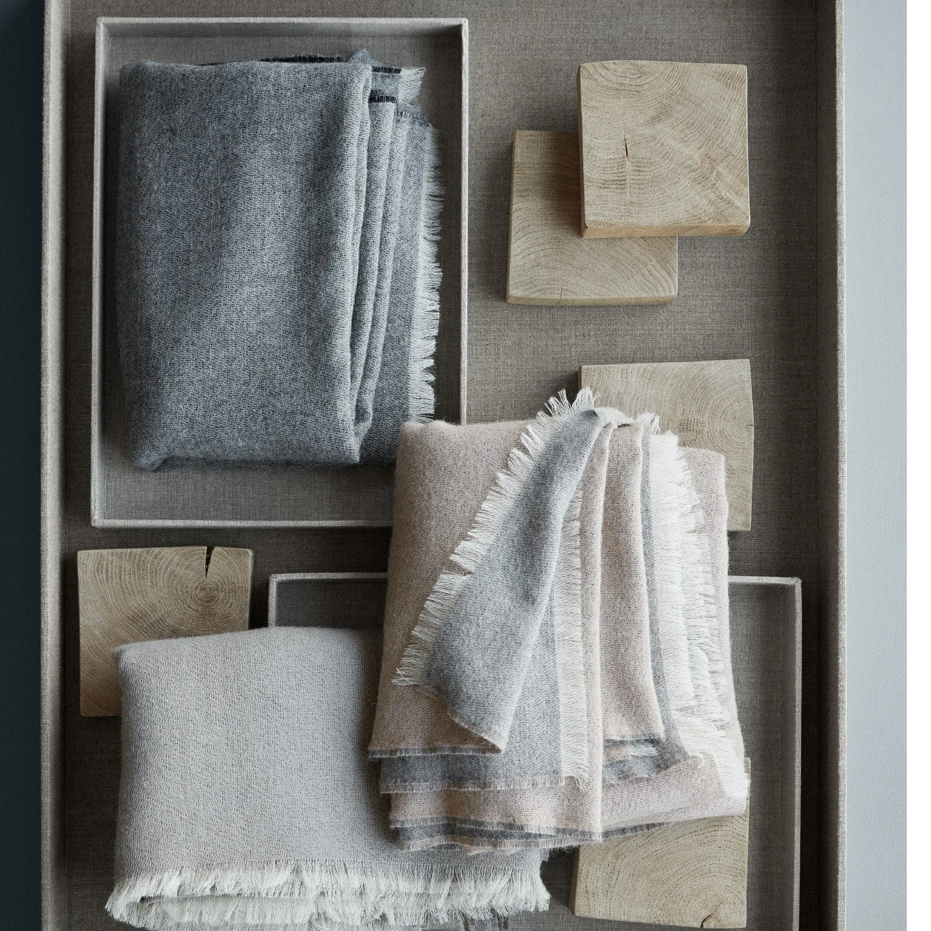 Venice pläd, Vit-grå Elvang Denmark