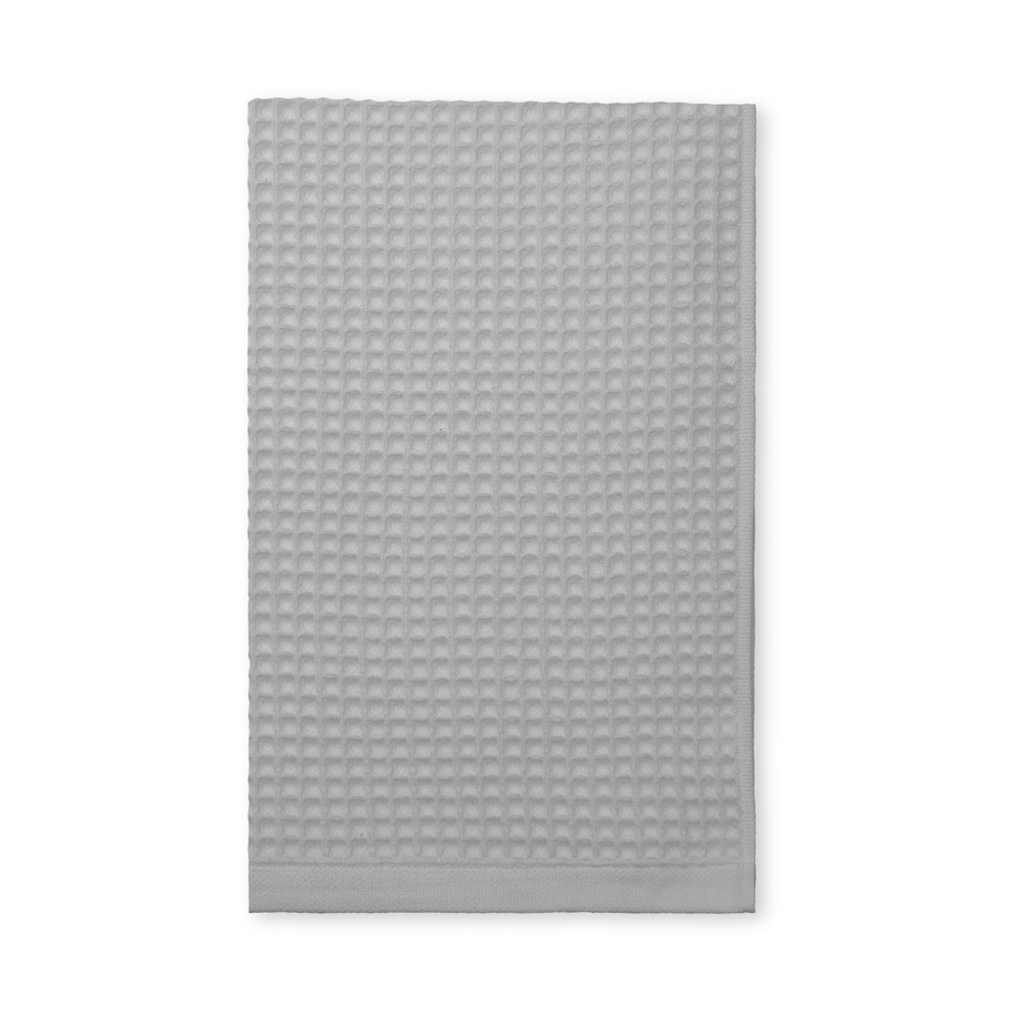 Elvang Denmark Waffle handduk 50x70 cm Light grey | Skandinavisk Design | Badlakan | Grå