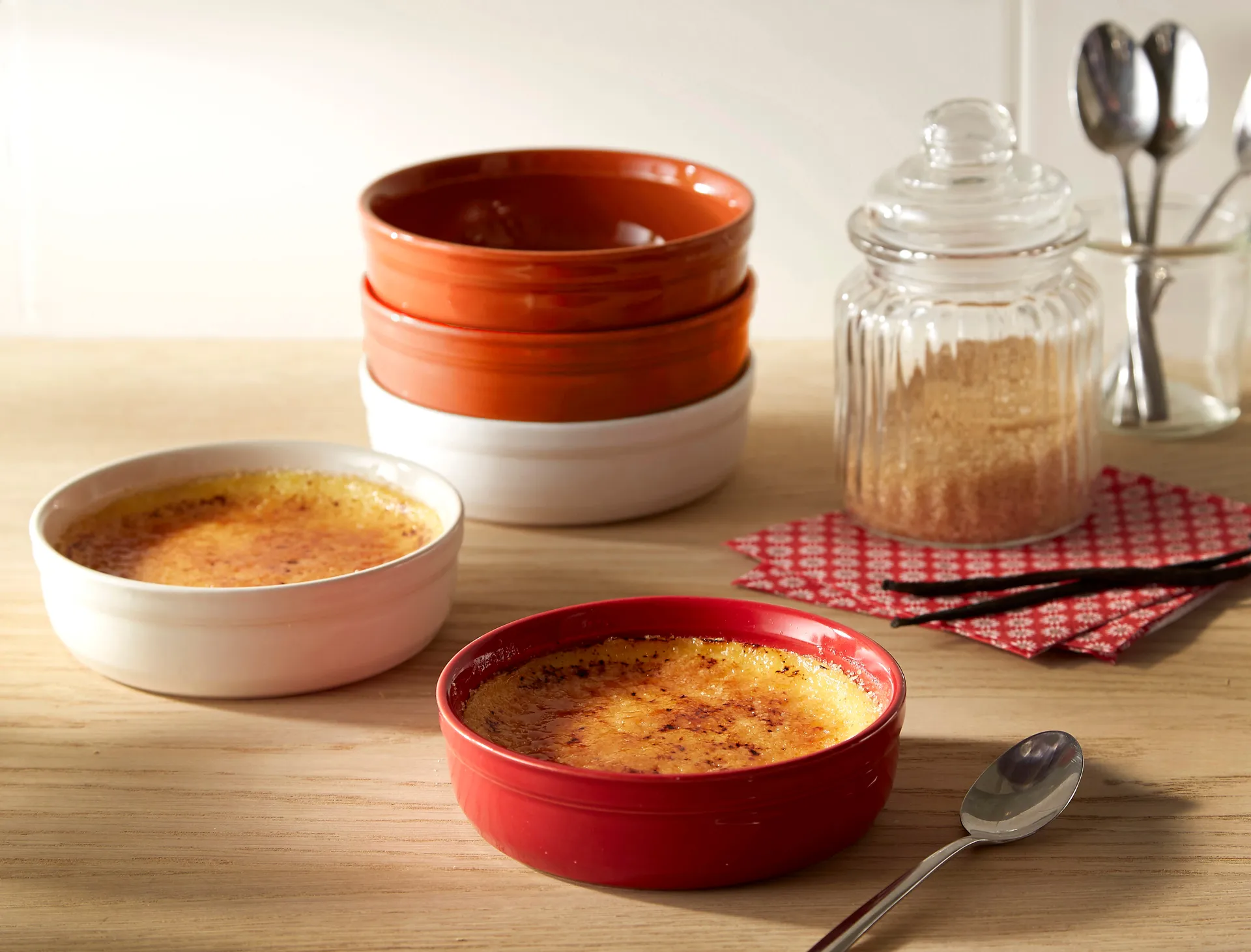 Creme Brulee form 2-pack, Röd Emile Henry