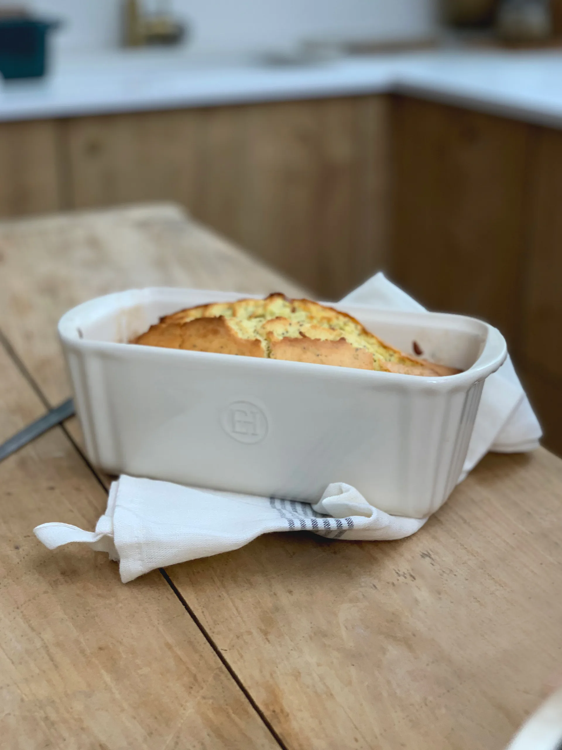 Emile Henry bakform 1,8 L, Cream Emile Henry