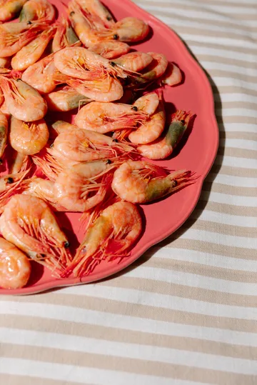 Emile Henry Madeleine serveringsfat - Bubbelgum, rund - Emile Henry