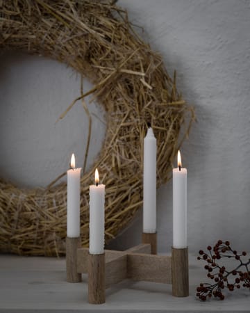 Ernst adventsljusstake Ø22x8 cm - Natur - ERNST