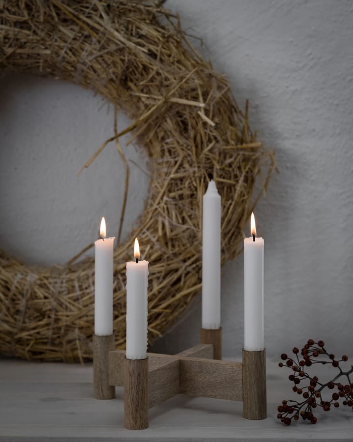 Ernst adventsljusstake Ø22x8 cm, Natur ERNST